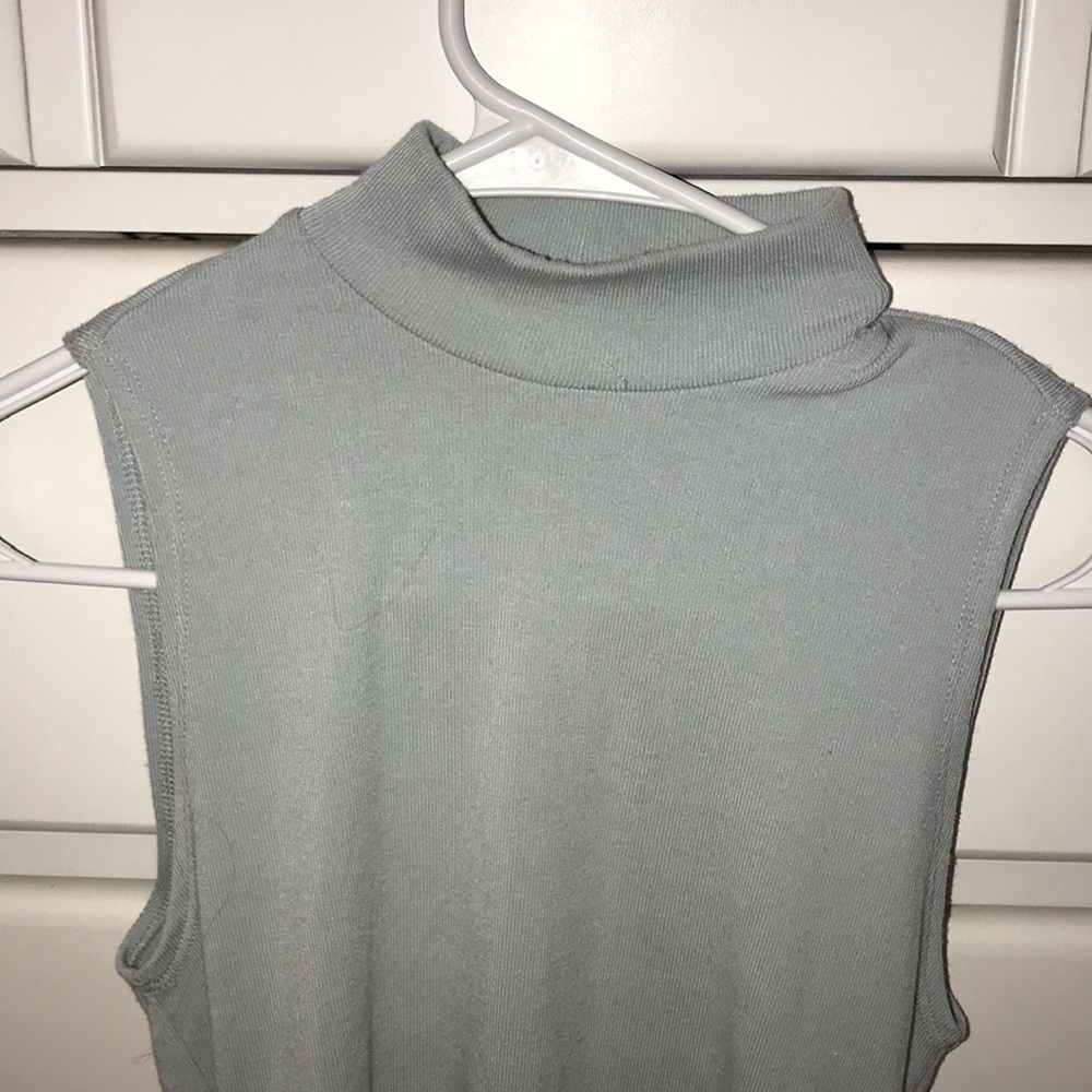 Body suit in sea foam green!